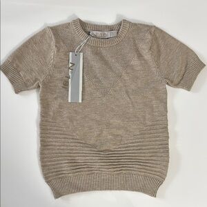 No18 Kids Knit Short Sleeve Sweater 12 Months NWT